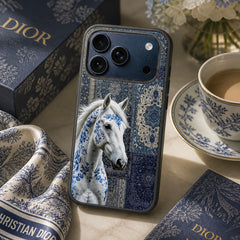 Premium Blue D Phone Case