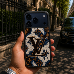 Premium Blue LV Phone Case