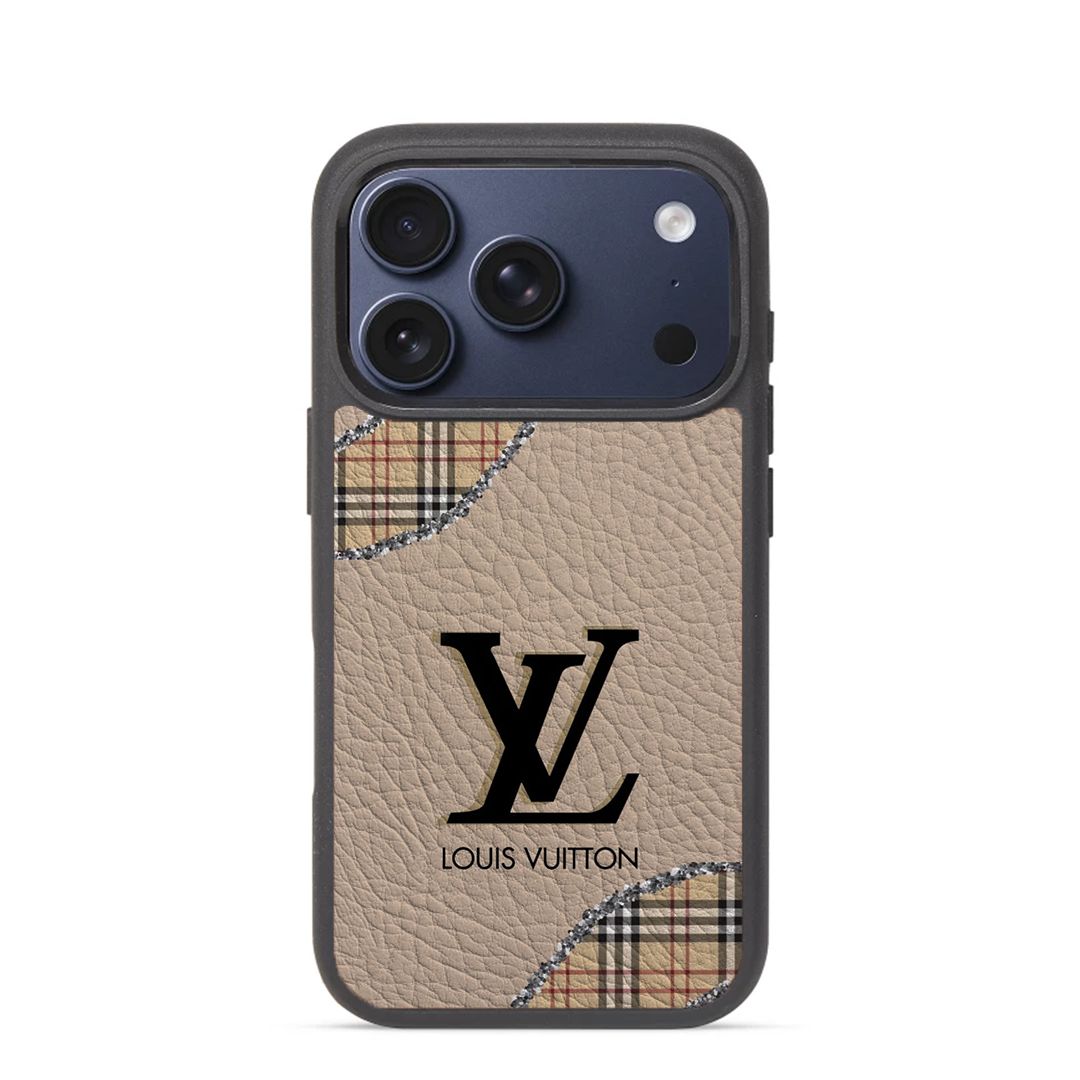 Premium LV Check Phone Case