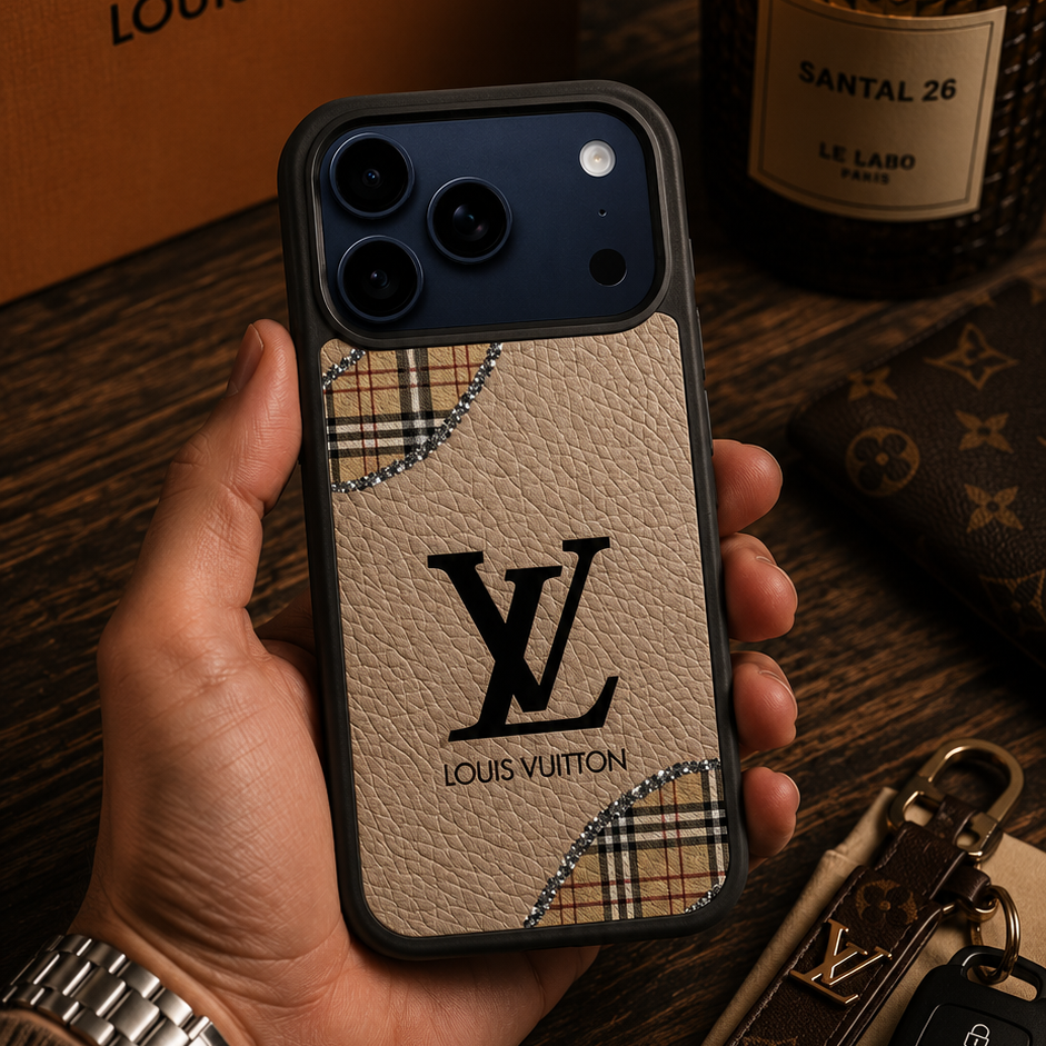 Premium LV Check Phone Case