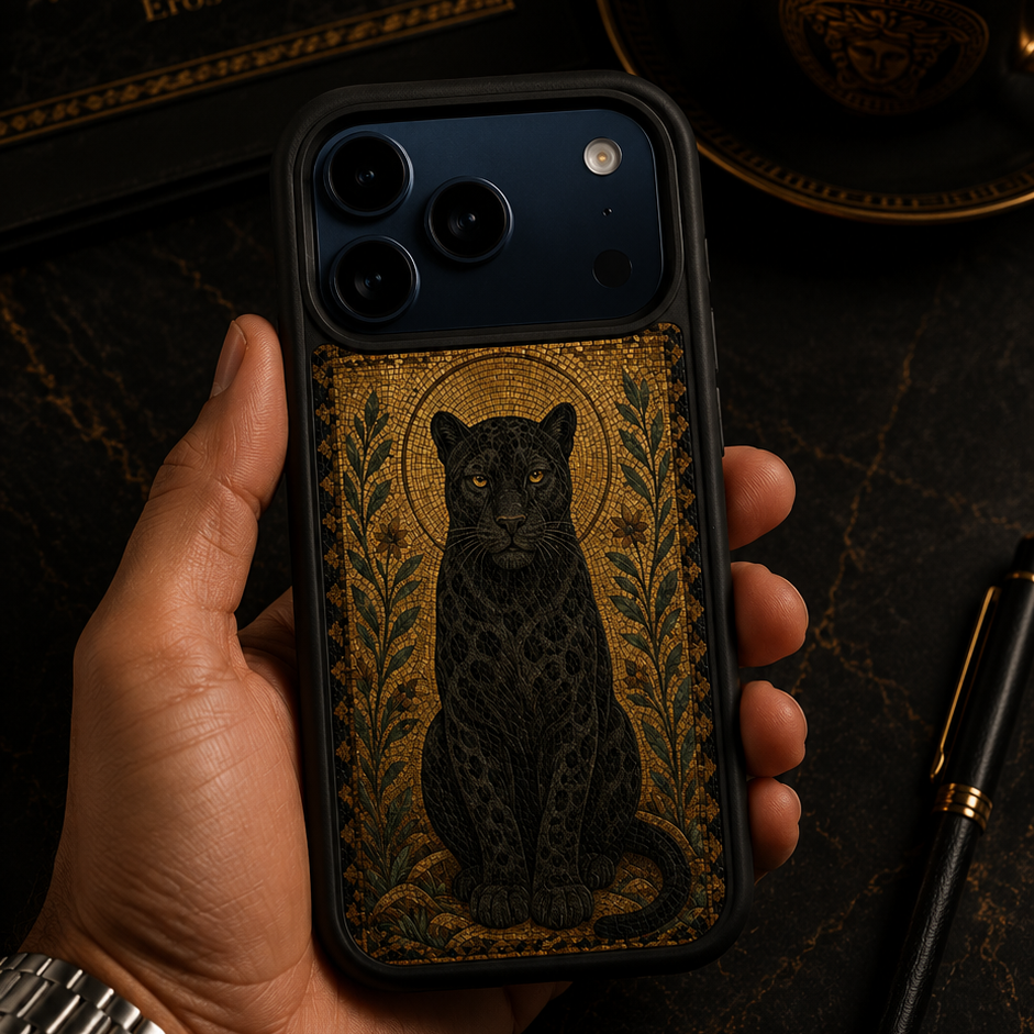 Premium Black Halo Phone Case