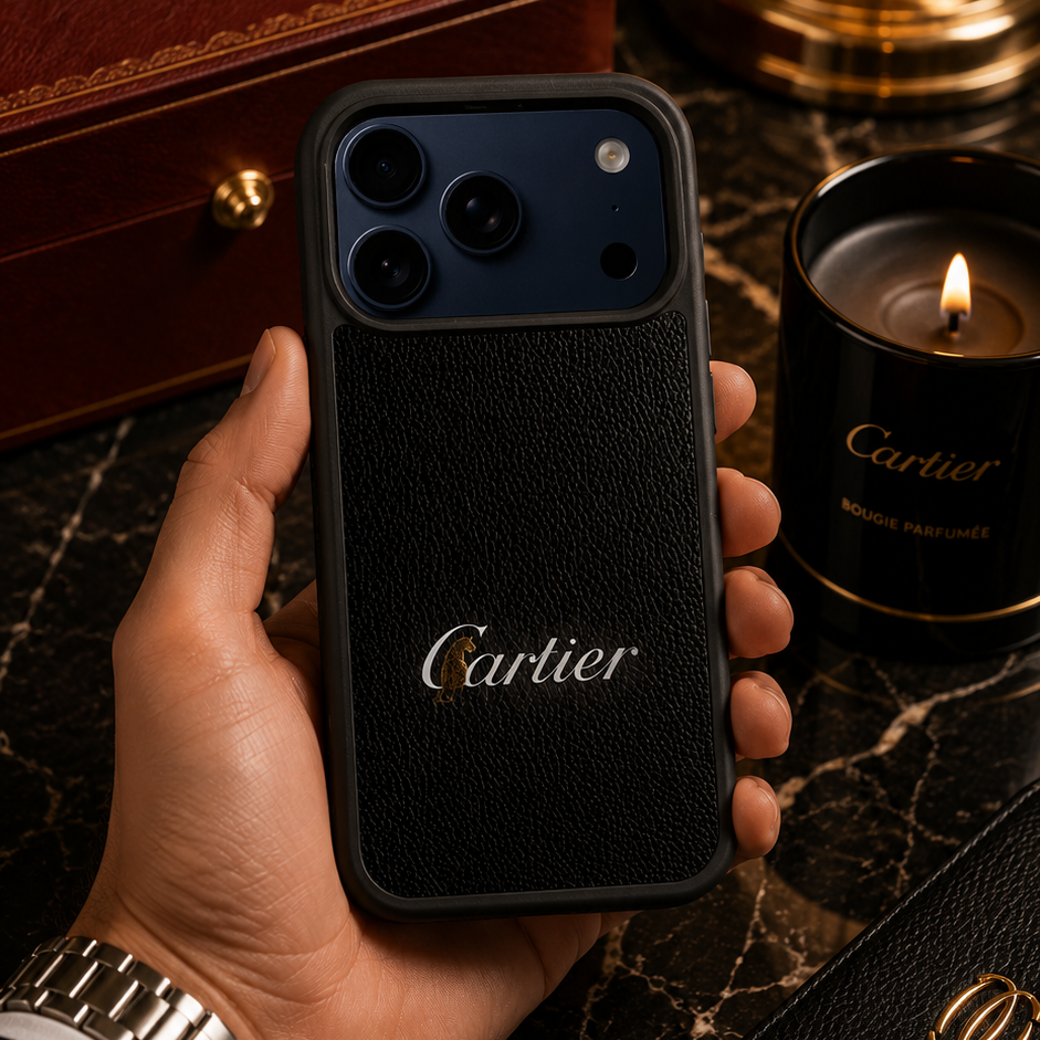 Premium Cartier Black Phone Case