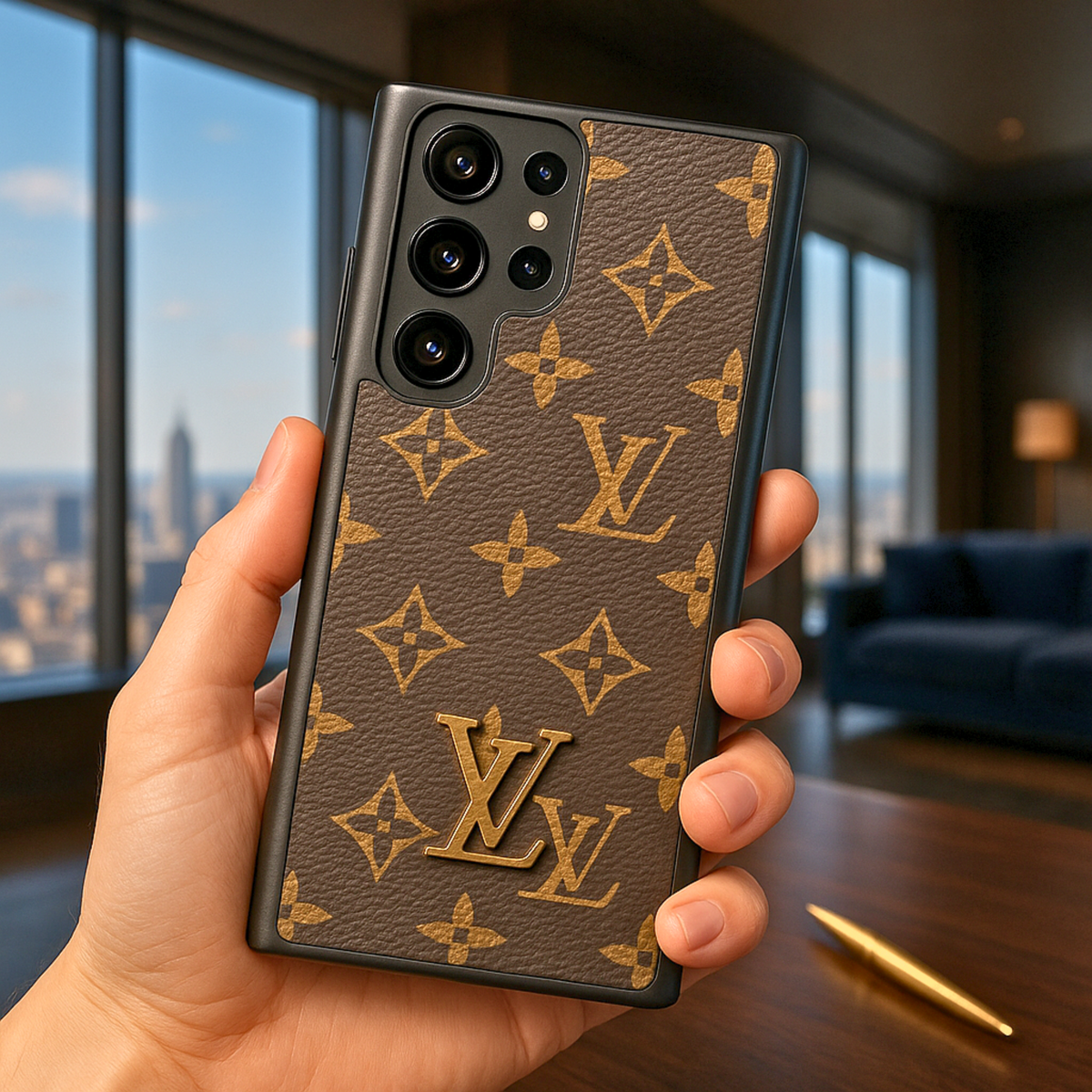 Premium LV ShineWrap Phone Case