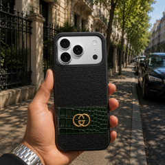 Premium GG Croc Phone Case
