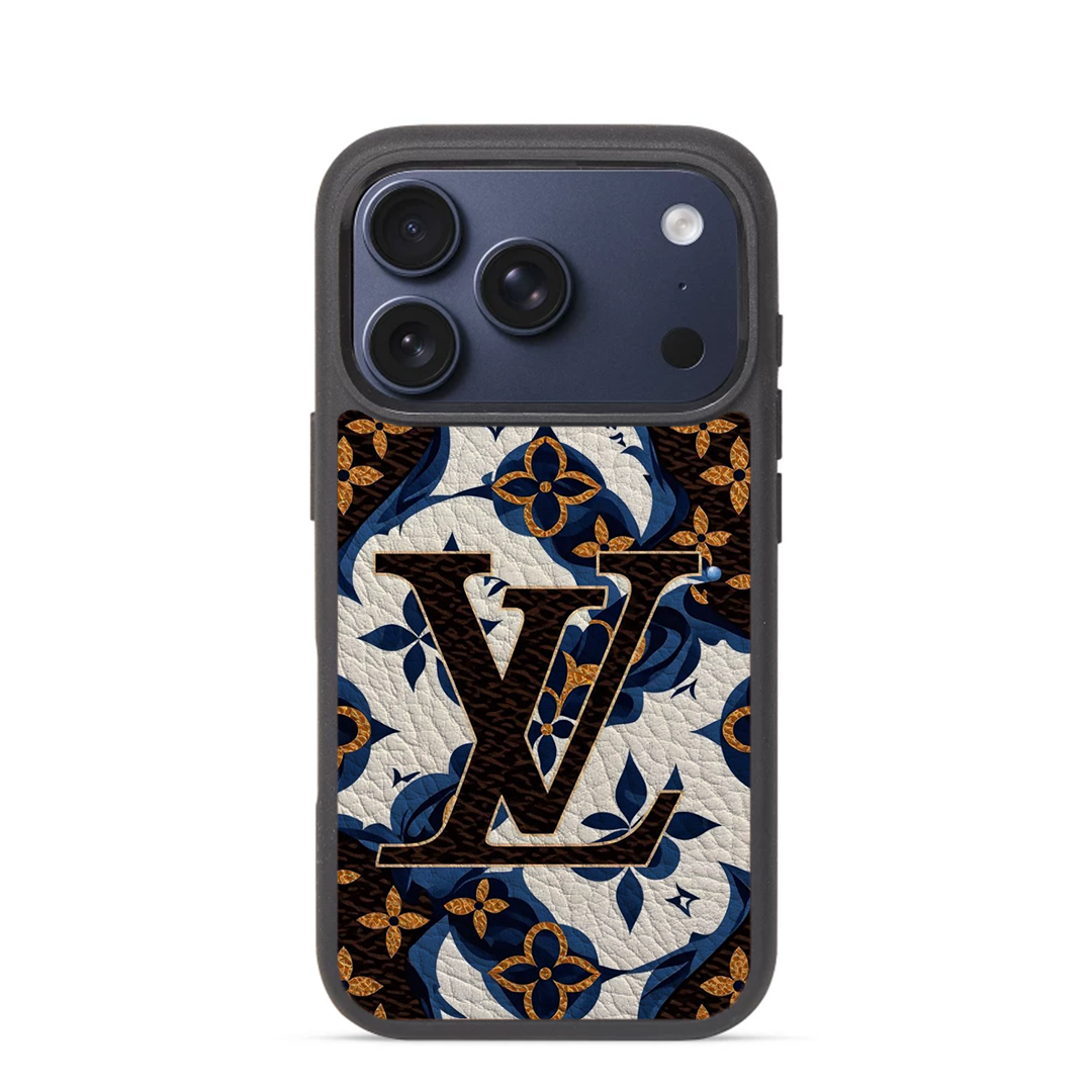 Premium Blue LV Phone Case