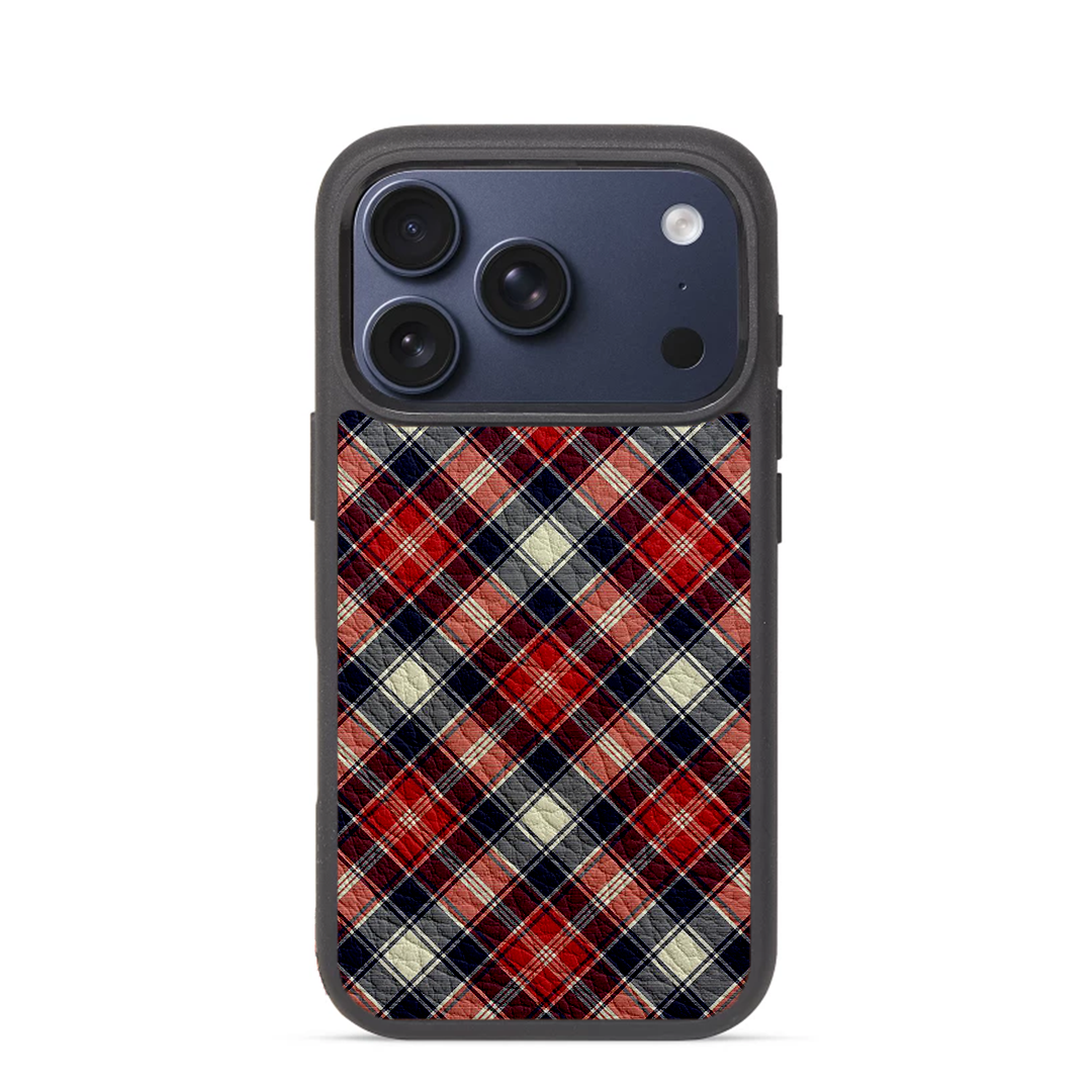 Premium Red Check Phone Case