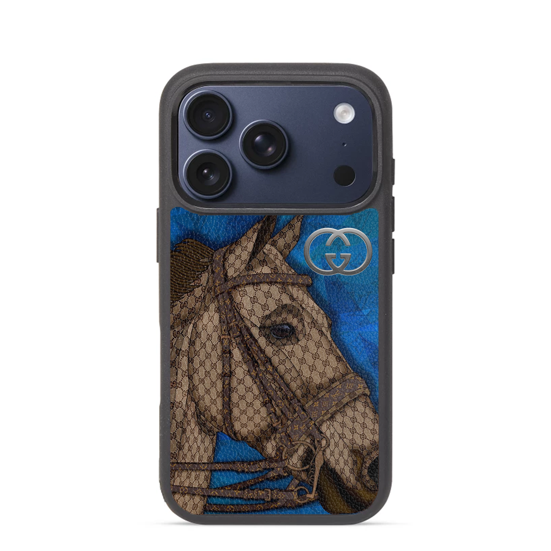 Premium Horse Blue Case