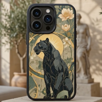 Premium Golden Aura Phone Case