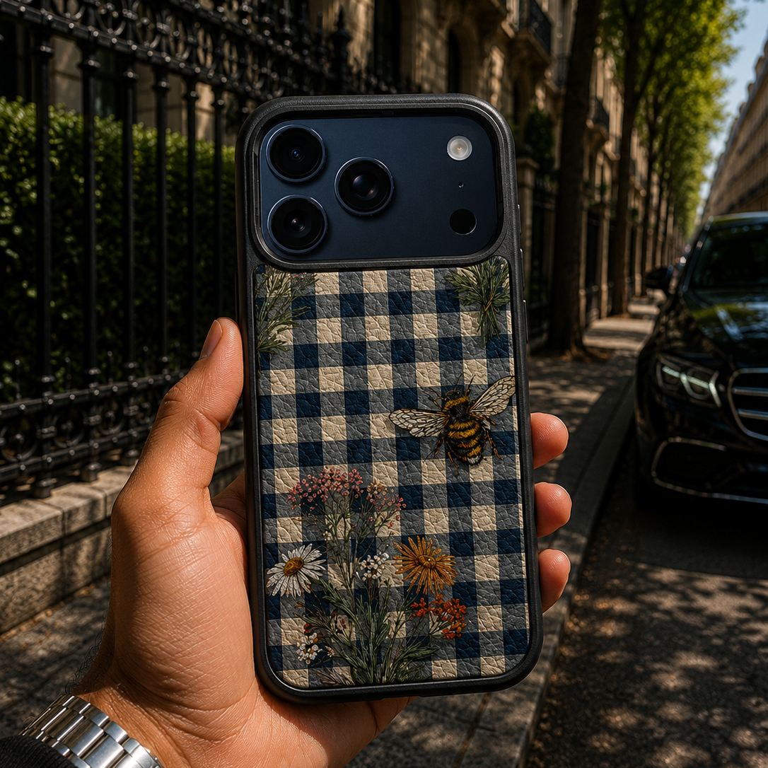 Premium Bee Check Phone Case